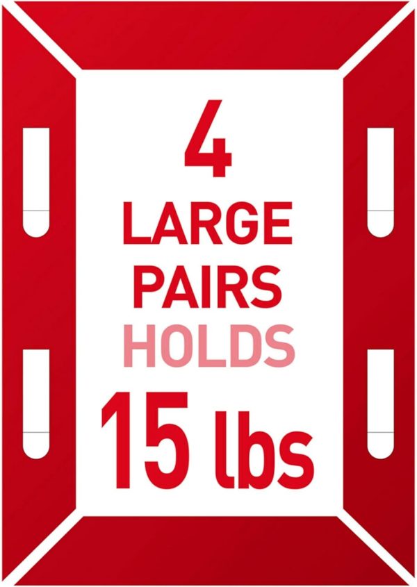 15 lb Large Picture Hanging Strips 14 Pairs (28 Command Strips), Damage Free Hanging Picture Hangers, No Tools Wall Hanging Strips for Home Decor, White Adhesive Strips - Image 2